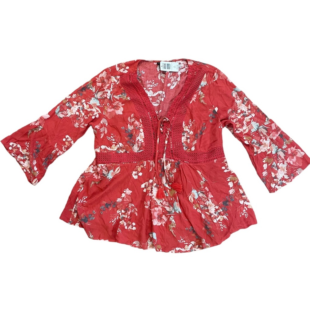 Torrid Peasant Blouse NEW Sz 2